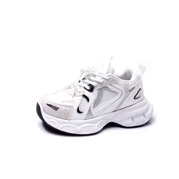 Zapatillas deportivas de malla transpirable para niños y niñas, zapatos informales de tenis, para la escuela, Verano - 1