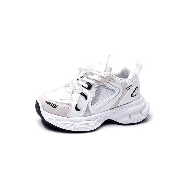 Zapatillas deportivas de malla transpirable para niños y niñas, zapatos informales de tenis, para la escuela, Verano - 1