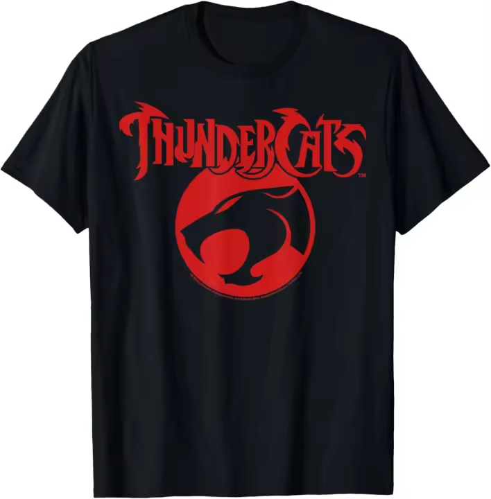 ThunderCats Camiseta roja con logotipo clásico vintage - 1