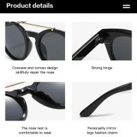 Gafas de sol clásicas de aviador retro para hombre y mujer, montura grande - details 2