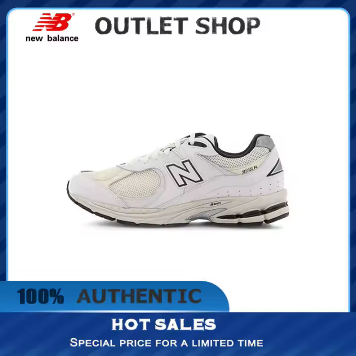 Leten 【100% AUTÉNTICO】 NB 2002R Blanco " Zapatillas ML2002RQ Zapatillas deportivas de moda unisex para hombres y mujeres Pegatinas de pared - 1