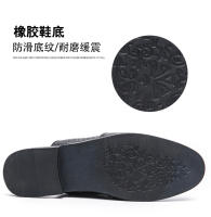 La mitad de los zapatos de los hombres de la moda Brock bolsa zapatillas de cabeza versión coreana sin tacón zapatos pequeños de cuero - details 5