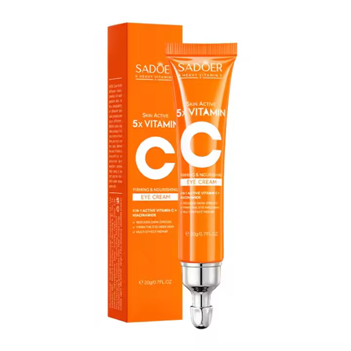 Crema de Ojos de Vitamina C SADOER Anti-cirugas, Anti-edad, Hidratante 1/2/3pcs - 1
