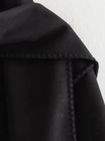Chaqueta elegante suelta de media temporada para mujer, cuello con bufanda en zigzag, ropa de moda, otoño e invierno, 2024 - details 75