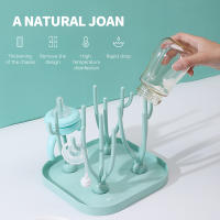 Soporte de Almacenamiento para Botella de Bebé con Secador de Pajillas y Cuchara de Alimentación Libre de BPA Herramientas de Cuidado y Limpieza para Botellas - details 0