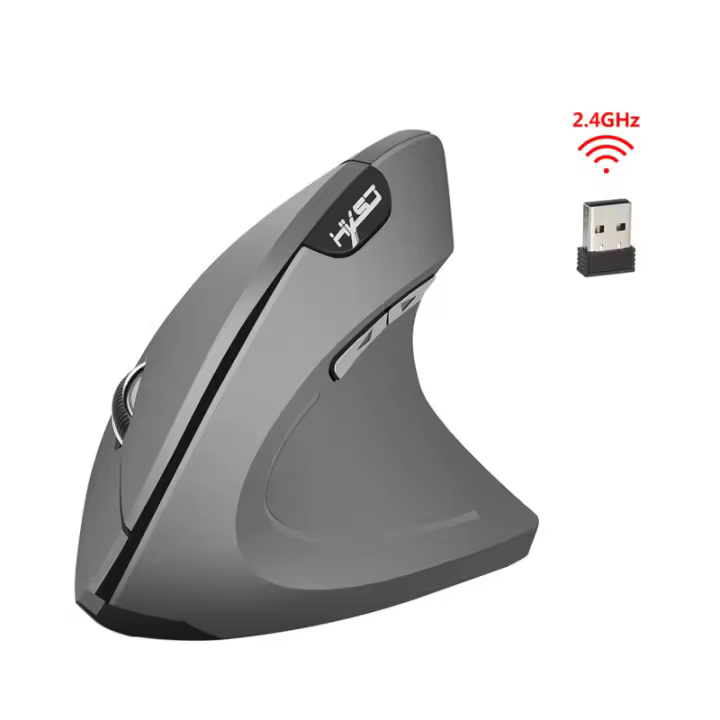 Ratón Inalámbrico Recargable Vertical 4800Dpi Silencioso Ergonómico con 6 Botones - 1
