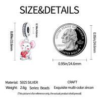 Munchkin-Colgante de Plata de Ley 925 para mujer, pulsera con cuentas de color rosa, serie Sweetheart, novedad de 2024 - details 4