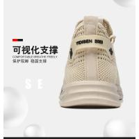 Zapatillas de Moda Versátiles para Hombre Primavera-Verano 2025 Zapatos Casuales Ligeros y Voladores Tejidos - details 4