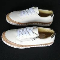 Mujer con cordones, zapatos planos casuales con estampado para mujer - details 4