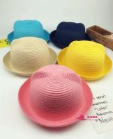 Gorra para niños, decoración de orejas para niños de verano, sombrero de Panamá ppy para niño sólido - details 33