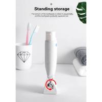 Exprimidor de pasta de dientes, dispensador giratorio multifuncional, Soporte para Baño eficiente, 1 unidad - details 5