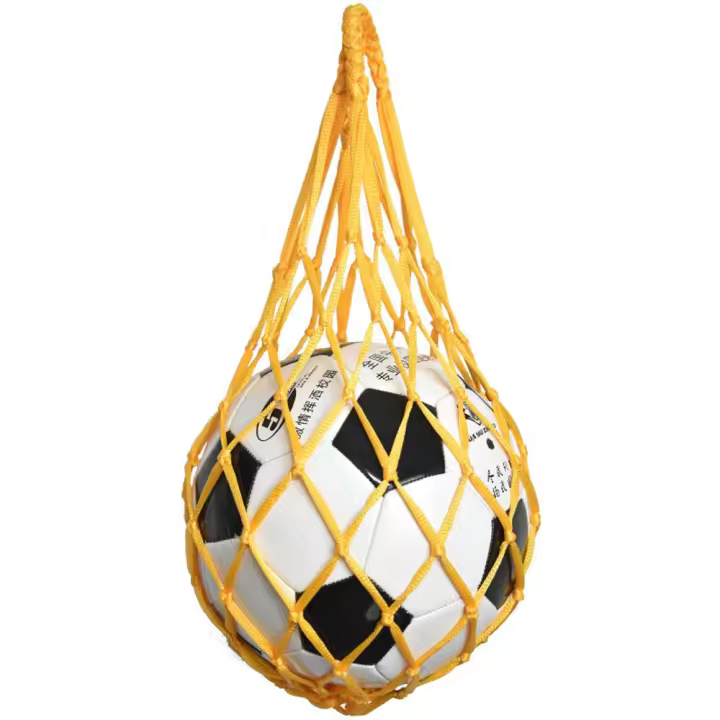 Bolsa de red de fútbol, bolsa de malla, accesorios deportivos, bolsa de red de voleibol, bolsa de transporte de baloncesto, bolsa de almacenamiento de bolas con cordón - 1