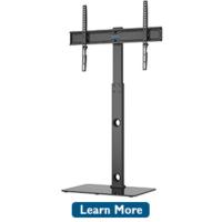 Soporte TV Ruedas para Pantallas de Plasma/LCD/LED de 30-70 Pulgadas hasta 40 kg, Soporte TV Suelo con 6 Ajustes de Altura Ajustable de Vidrio Templado de 2 Niveles, MAX VESA 600x400 mm - details 14