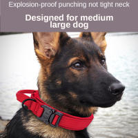 Collar táctico K9 para perro, Correa militar para mascotas, accesorios de entrenamiento para perros medianos y grandes, tamaño ajustable y extraíble - details 1