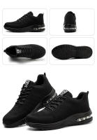 Zapatos De Seguridad Para Trabajo Con Punta De Acero Antideslizantes Y Respirables Para Hombres Botas De Trabajo Ligeras Y Confortables Para Construcción - details 22