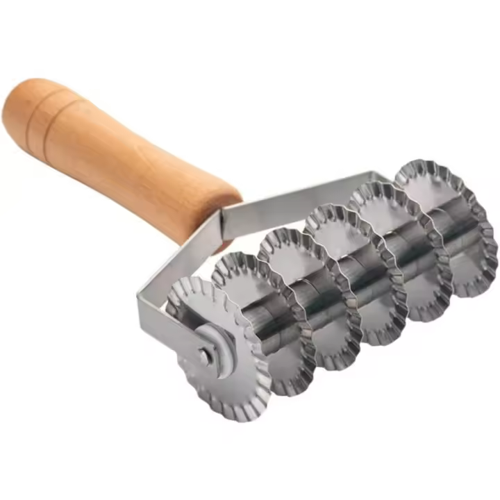 Ifsecond Cortador de Fideos de Acero Inoxidable Rollo de Red para Fideos Cocina Antideslizante - 1