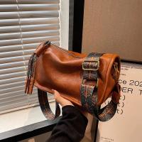 Bolso cruzado Vintage para mujer, bandolera pequeña de cuero PU con diseño de lujo y almohada, a la moda - details 24