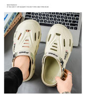 Sandalias para hombres nueva tendencia ligera suave cómoda parte inferior gruesa que aumenta el exterior impermeable antideslizante toboganes de playa conducción zapatillas de doble uso para hombres - details 5