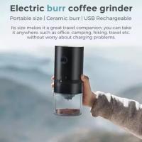 Molinillo de café eléctrico portátil, recargable, color negro, 110V/220V - details 5