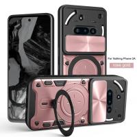 Para Nothing phone 3A Funda protectora de grado militar Funda trasera protectora de cámara reflectante omnidireccional con soporte - details 10