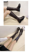 Nuevas Botas De Locomotora Versátiles Para Mujer, Botas Finas De Suela Gruesa - details 5