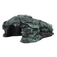 Reptil Rock Hide Cave Simulación Realista Seguro Cómodo Resina Rock Hideout para Decoración de Terrario - details 3