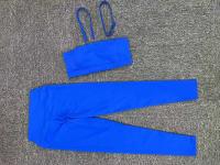 Conjunto Gym 2024, Entrenamiento Deportivo Mujer Yoga Vestido Azul, Café, Azul Marino, Negro, Nuevo - details 5