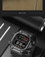 SKMEI-reloj deportivo para hombre, cronómetro con luz trasera, cuenta atrás, resistente al agua, 5bar, alarma - details 19