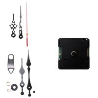 Kit de mecanismo de movimiento de reloj DIY silencioso controlado por Radio modo DCF de Alemania con 2 juegos de repuesto de reparación de manecillas - details 0
