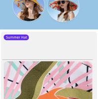 Elegante Sombrero de Playa de Doble Cara para Mujer Protección Solar Moda de Verano al Aire Libre - details 8