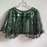 Chal de Flapper para mujer, chal de fiesta con cuentas, chales elegantes Vintage, decoración de lentejuelas, 1920s para boda - details 3