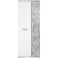 2 puertas, estantes, blanco / roble arena, 69x179x35 cm - details 7