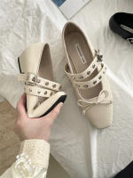 Zapatos Mary Jane de tacón grueso, estilo francés, nuevos, elegantes, de noche, con punta cuadrada y boca ligera, para mujer. - details 13