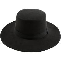 Kebedo Moda Sombrero Fedora de ala Ancha Clásico Español para Hombre, Gorro Versátil Negro para Adulto Talla Única 58-59CM - details 0
