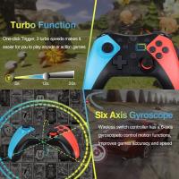 Mando inalámbrico Compatible con Switch, Gamepad Bluetooth para Android, iOS, PC, Joystick - details 3