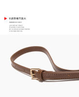 Nueva bolsa cuadrada pequeña de alta gama, portátil para viajeros versátiles de moda, con cadena para las axilas del hombro de las mujeres. - details 13