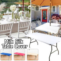 Cubierta de mesa elástica rectangular, Protector de mesa de boda, mantel lavable con bordes ajustados, mantel para Picnic, Camping, banquete - details 1