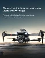Nuevo Dron K6 Quadcopter UAV: cámaras triples HD, evitación de obstáculos de 360 °, posicionamiento de flujo óptico, lanzamiento con un clic. Cosas baratas - details 1