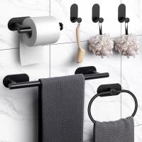 Juego de 6 Ganchos de Toalla de Baño de Acero Inoxidable Resistente a la Oxidación - details 8