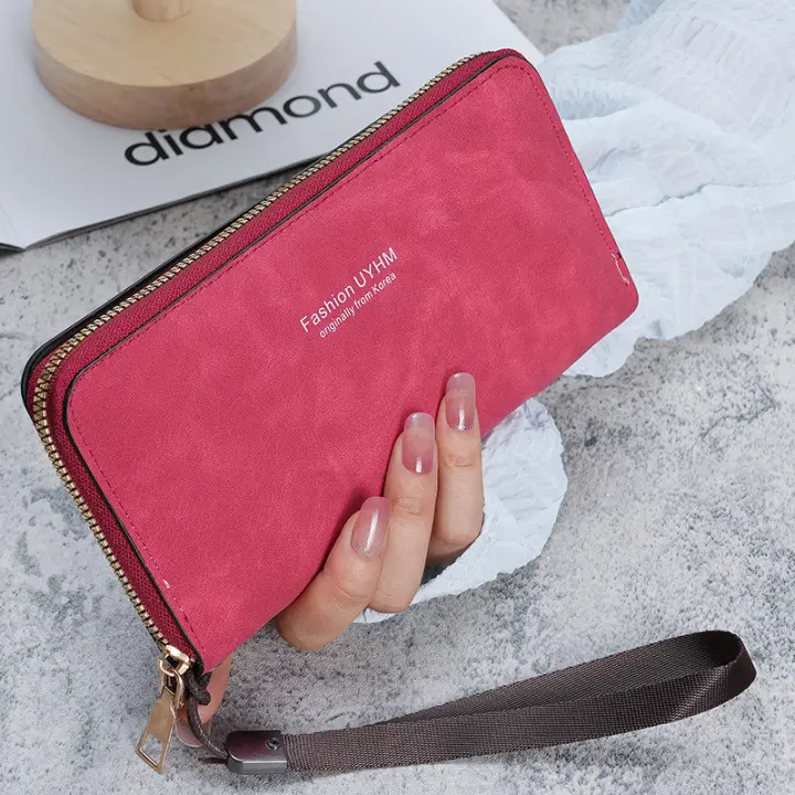 Bolso multifuncional para teléfono móvil, monedero con clip para dinero femenino, versión coreana - 1