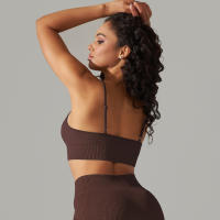 Hamidou-Sujetador deportivo Sexy para mujer, ropa interior deportiva a prueba de golpes, almohadilla extraíble para el pecho, para gimnasio, entrenamiento, Fitness, correr, Tops de realce - details 24