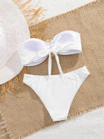 Bandeau de Concha Marina Bikini Traje de Baño Sexy para Mujeres Estilo Biquini Brasileño - details 6