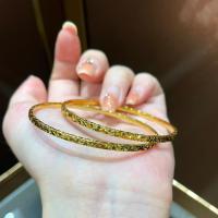 Pulsera de Hielo Explosivo Chapado en Oro Real de 24 Quilates, Duración Larga, Versátil, Regalo de Oro Rompecido para Novia - details 3