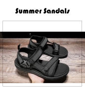 Sandalias planas informales de verano para hombre, transpirables, cómodas, modernas, combinables, ligeras, resistentes al desgaste, sandalias de playa - details 2