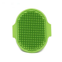 Cepillo de baño de silicona para perros y gatos, cepillo de aseo con correa ajustable, adecuado para pelo largo y corto - details 3
