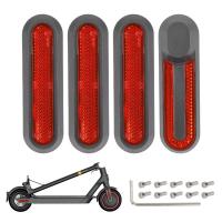 Cubierta decorativa con barras reflectoras para patinete Xiaomi M365 1S Pro Pro2 1S, piezas de carcasa decorativa para rueda delantera y trasera, 4 Uds. - details 0