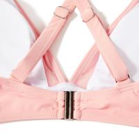 Bikini de Cintura Alta para Mujer 2024 Traje de Baño de Rayas con Cuello en V - details 9