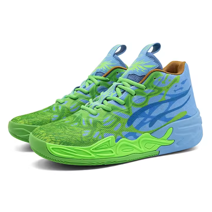 Zapatillas de baloncesto para hombre, transpirables, con amortiguación, antideslizantes, para correr, entrenamiento de gimnasia, zapatillas de baloncesto atléticas para mujer - 1