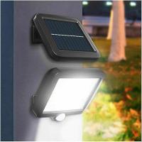 Luces solares impermeables para exteriores, lámparas de pared 160COB divididas, Sensor de movimiento, de 3 modos luces de calle, Control remoto para camino de jardín y Patio - details 7