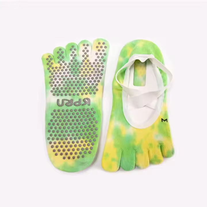 Calcetines cortos de camuflaje para mujer, medias deportivas antideslizantes para Yoga, Pilates, danza, Ballet, gimnasia, interiores - 1
